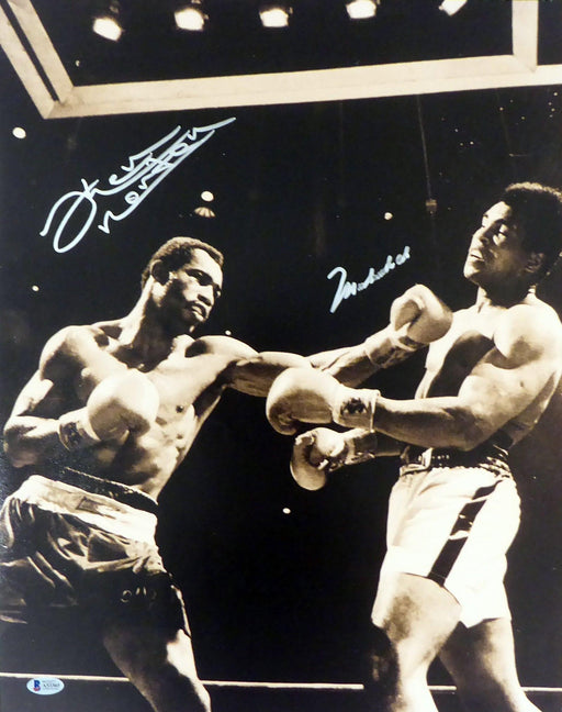 Muhammad Ali & Ken Norton Autographed Framed 16x20 Photo Beckett BAS #A53365 - RSA