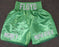 Floyd Mayweather Jr. Autographed Green Boxing Trunks "TBE" Beckett BAS Stock #159664 - RSA