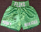 Floyd Mayweather Jr. Autographed Green Boxing Trunks Beckett BAS Stock #159665 - RSA