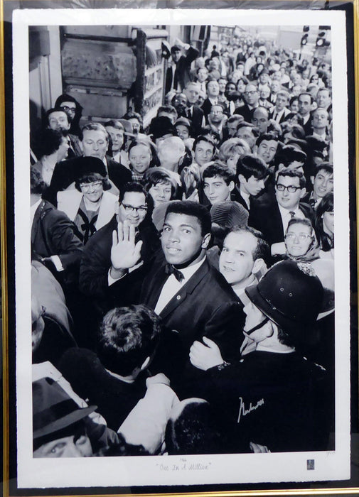 Muhammad Ali Autographed Framed 35x45 Photo 1966 One In A Million #/275 Beckett BAS #A53348 - RSA