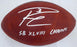 Russell Wilson Autographed Limited Edition Super Bowl Leather Football Seattle Seahawks "SB XLVIII Champs" RW Holo Stock #162974 - RSA