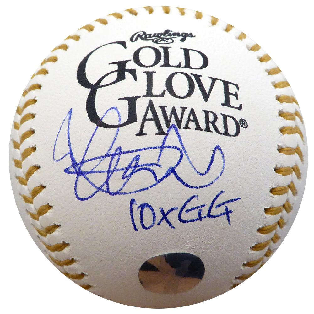 Ichiro Suzuki Autographed Official Gold Glove Baseball Seattle Mariners "10x GG" IS Holo Stock #135091 - RSA