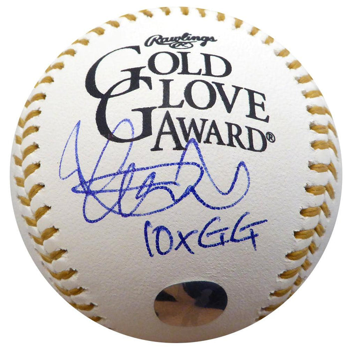 Ichiro Suzuki Autographed Official Gold Glove Baseball Seattle Mariners "10x GG" IS Holo Stock #135091 - RSA