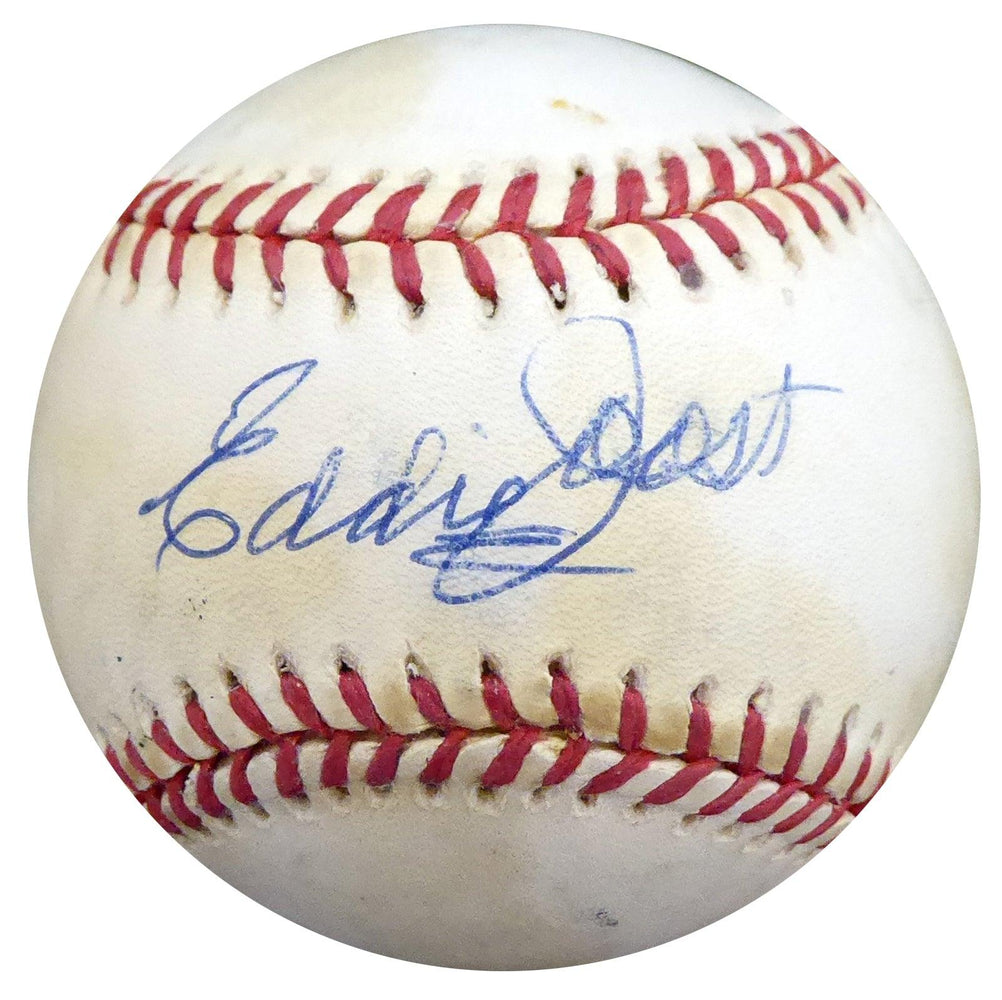 Eddie Joost Autographed Official AL Baseball Cincinnati Reds, Boston Braves Beckett BAS #S78425 - RSA