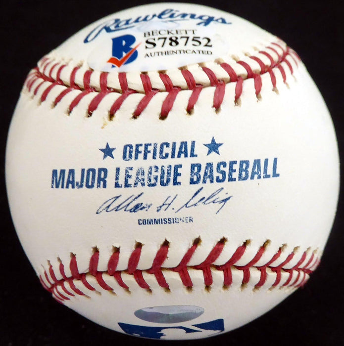 Lastings Milledge Autographed Official MLB Baseball New York Mets, Pittsburgh Pirates Beckett BAS #S78752 - RSA