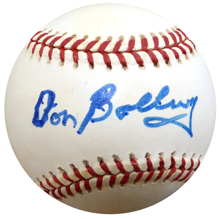Don Bollweg Autographed Official AL Baseball New York Yankees, St. Louis Cardinals Beckett BAS #F26050 - RSA