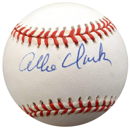Allie Clark Autographed Official AL Baseball New York Yankees Beckett BAS #F26424 - RSA