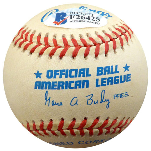 Allie Clark Autographed Official AL Baseball New York Yankees Beckett BAS #F26425 - RSA