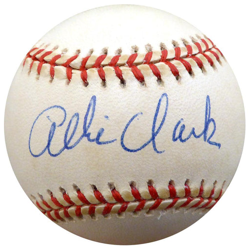 Allie Clark Autographed Official AL Baseball New York Yankees Beckett BAS #F26429 - RSA