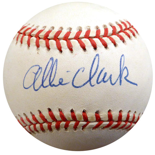 Allie Clark Autographed Official AL Baseball New York Yankees Beckett BAS #F26432 - RSA