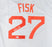 Boston Red Sox Carlton Fisk Autographed Framed Gray Jersey Beckett BAS Stock #177846 - RSA