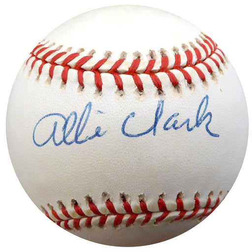Allie Clark Autographed Official AL Baseball New York Yankees Beckett BAS #F26433 - RSA