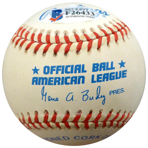 Allie Clark Autographed Official AL Baseball New York Yankees Beckett BAS #F26433 - RSA