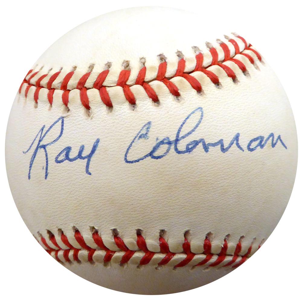 Ray Coleman Autographed Official AL Baseball St. Louis Browns, Chicago White Sox Beckett BAS #F26438 - RSA