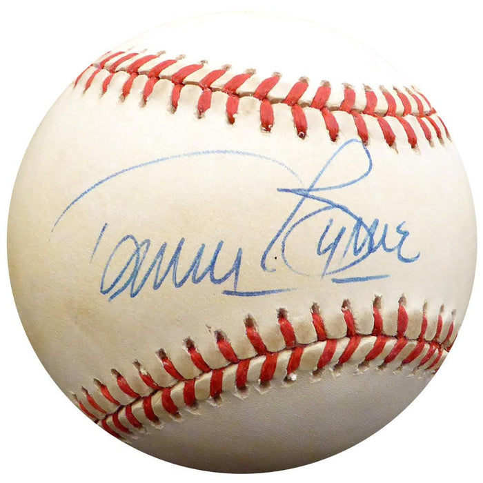 Tommy Byrne Autographed Official AL Baseball New York Yankees Beckett BAS #F26190 - RSA