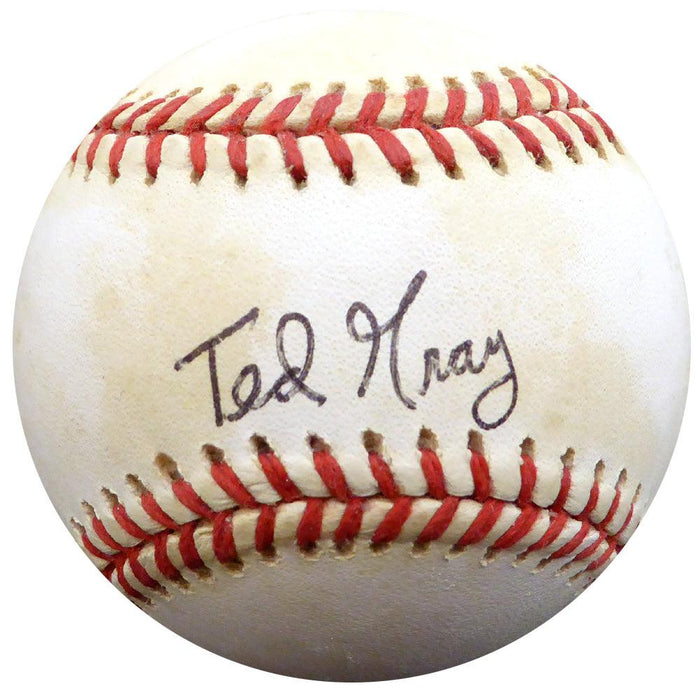 Ted Gray Autographed Official AL Baseball Detroit Tigers Beckett BAS #F26773 - RSA