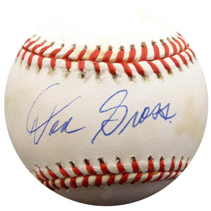 Don Gross Autographed Official NL Baseball Cincinnati Reds, Pittsburgh Pirates Beckett BAS #F26817 - RSA