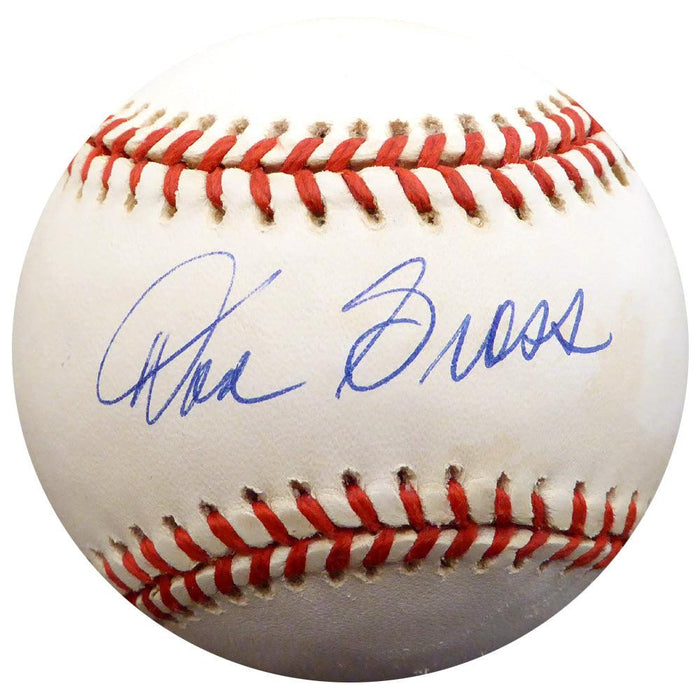 Don Gross Autographed Official NL Baseball Cincinnati Reds, Pittsburgh Pirates Beckett BAS #F26821 - RSA