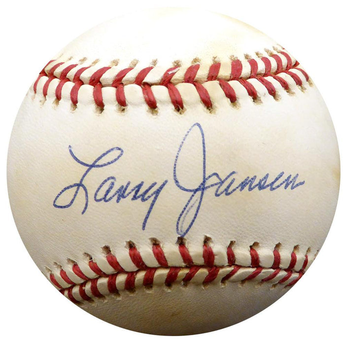 Larry Jansen Autographed Official NL Baseball New York Giants Beckett BAS #F29224 - RSA