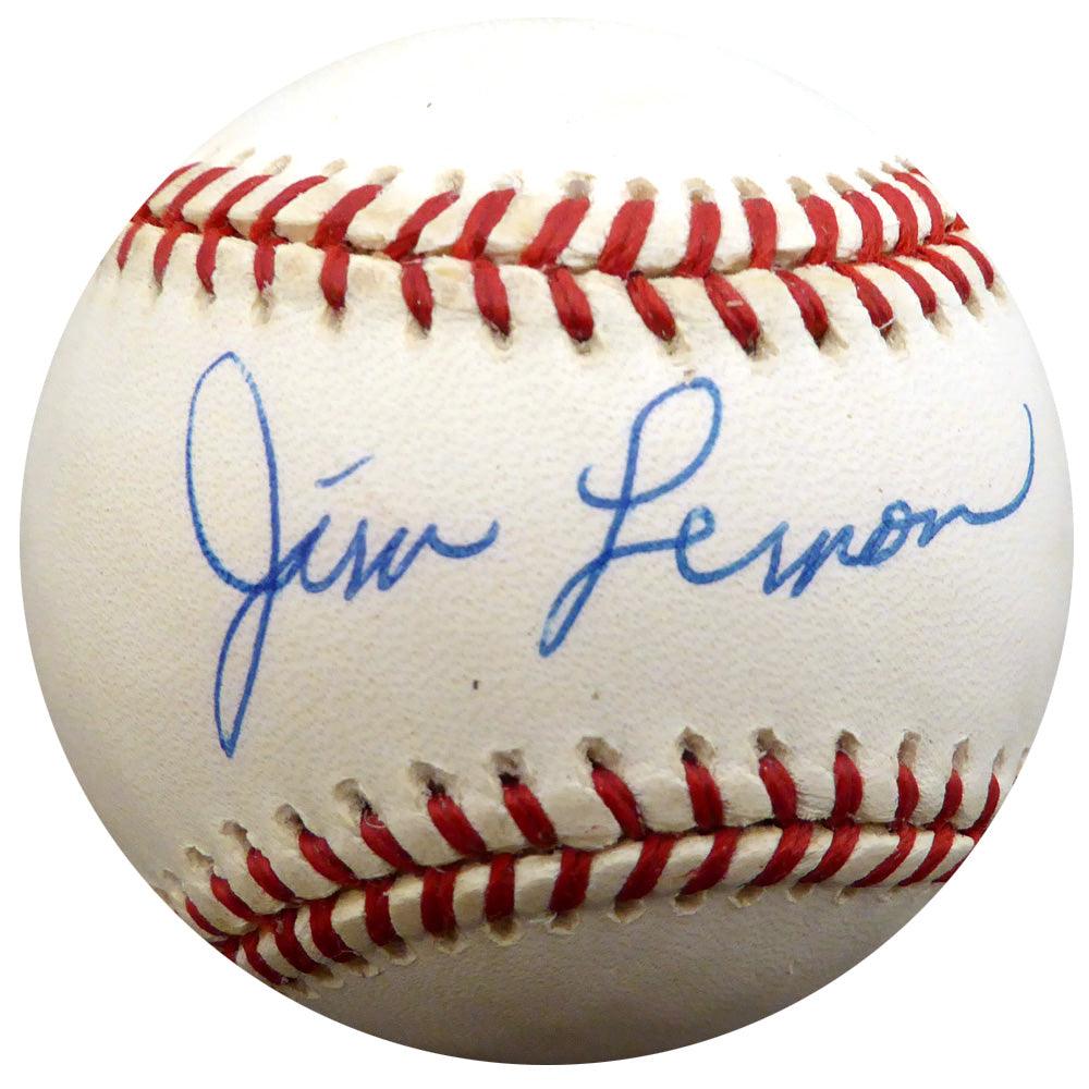 Jim Lemon Autographed Official AL Baseball Cleveland Indians, Washington Senators Beckett BAS #F29483 - RSA
