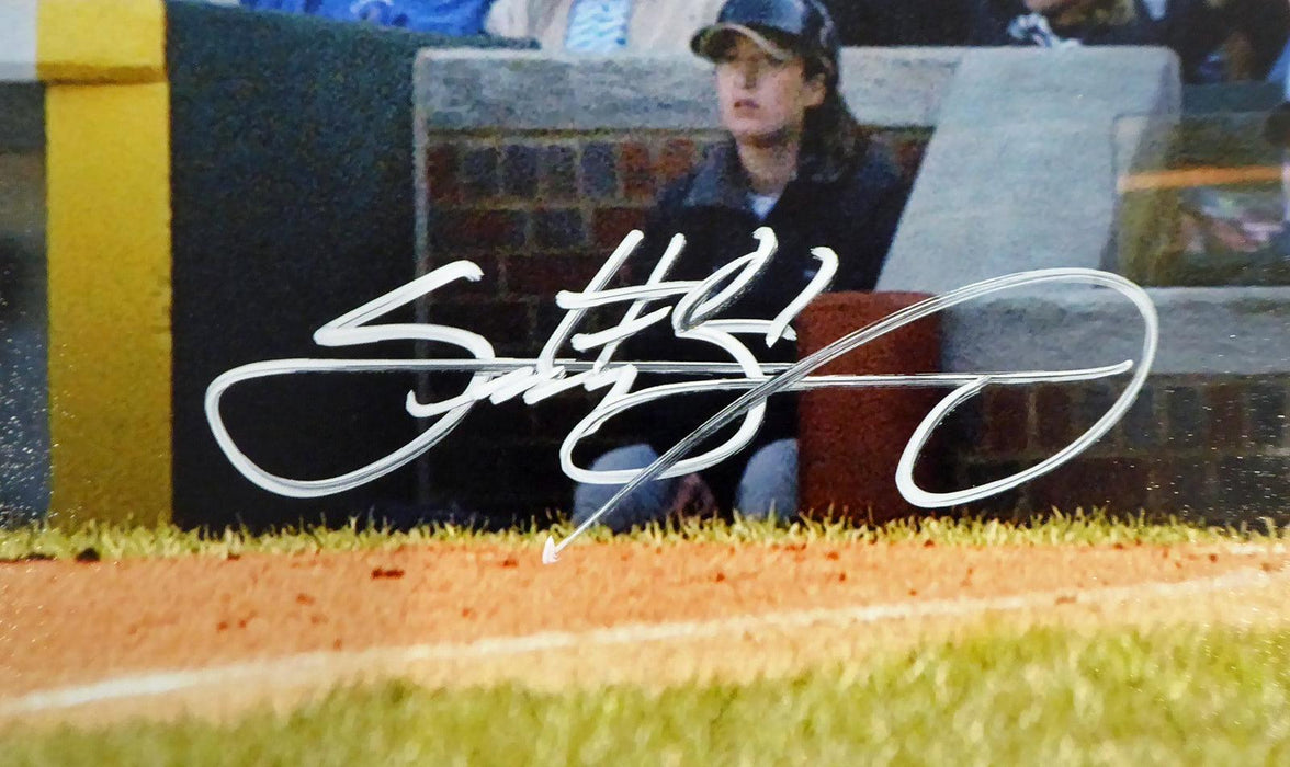 Sammy Sosa Autographed 11x14 Photo Chicago Cubs Beckett BAS Stock #177685 - RSA