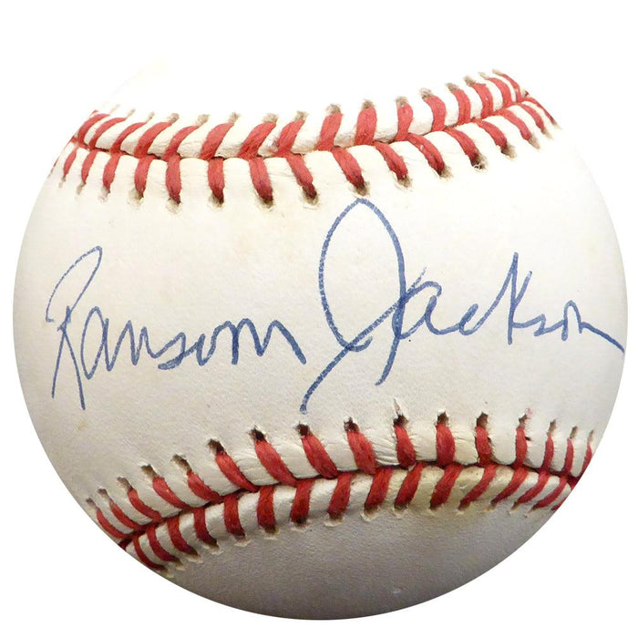 Ransom Jackson Autographed Official AL Baseball Brooklyn Dodgers Beckett BAS #E48251 - RSA
