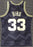 Boston Celtics Larry Bird Autographed Black Mitchell & Ness Gold Toile Swingman Jersey Size M Beckett BAS Stock #177714 - RSA