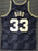 Boston Celtics Larry Bird Autographed Black Mitchell & Ness Gold Toile Swingman Jersey Size L Beckett BAS Stock #177715 - RSA