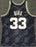 Boston Celtics Larry Bird Autographed Black Mitchell & Ness Gold Toile Swingman Jersey Size XL Beckett BAS Stock #177716 - RSA