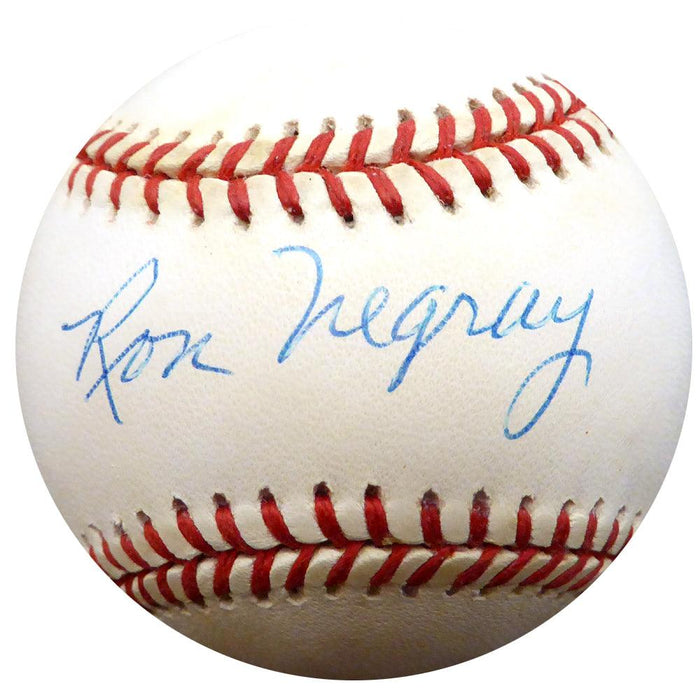 Ron Negray Autographed Official NL Baseball Brooklyn Dodgers Beckett BAS #E48369 - RSA