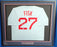 Boston Red Sox Carlton Fisk Autographed Framed Gray Jersey Beckett BAS Stock #177846 - RSA