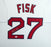 Boston Red Sox Carlton Fisk Autographed Framed White Jersey JSA Stock #177847 - RSA