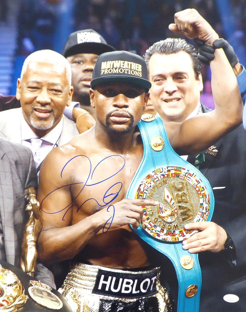 Floyd Mayweather Jr. Autographed 16x20 Photo JSA Stock #178319 - RSA