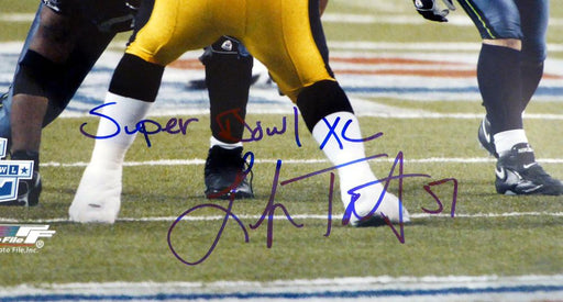 Lofa Tatupu Autographed 16x20 Photo Seattle Seahawks "Super Bowl XL" PSA/DNA Stock #877 - RSA