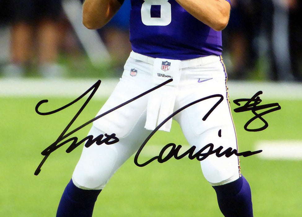 Kirk Cousins Autographed 16x20 Photo Minnesota Vikings Beckett BAS Stock #147617 - RSA