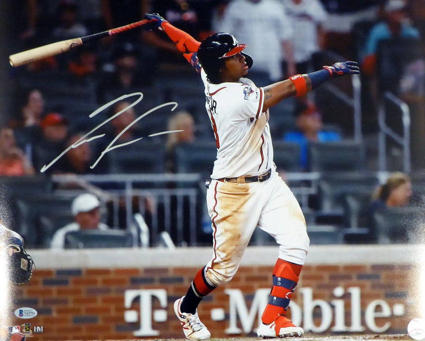 Ronald Acuna Jr. Autographed 16x20 Photo Atlanta Braves Beckett BAS Stock #181322 - RSA