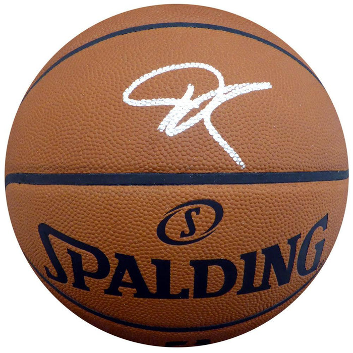 Giannis Antetokounmpo Autographed Official Spalding NBA Leather Basketball Milwaukee Bucks Beckett BAS Stock #148316 - RSA