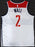 Washington Wizards John Wall Autographed White Nike Swingman Jersey Size L Beckett BAS Stock #182245 - RSA
