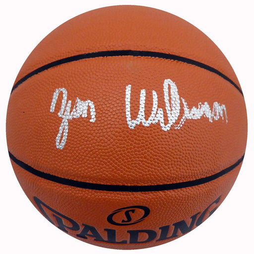 Zion Williamson Autographed Official Spalding I/O Basketball New Orleans Pelicans Fanatics Holo Stock #185089 - RSA