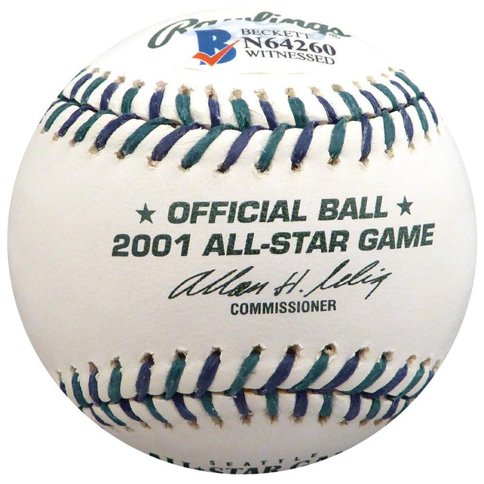 Sammy Sosa Autographed Official 2001 All Star Game Baseball Chicago Cubs Beckett BAS Stock #148620 - RSA