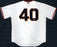 San Francisco Giants Madison Bumgarner Autographed Cream Majestic Cool Base Jersey Size L PSA/DNA Stock #185698 - RSA