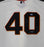 San Francisco Giants Madison Bumgarner Autographed Cream Majestic Cool Base Jersey Size XL PSA/DNA Stock #185699 - RSA