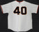 San Francisco Giants Madison Bumgarner Autographed Cream Majestic Cool Base Jersey Size XL Beckett BAS Stock #185700 - RSA