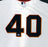 San Francisco Giants Madison Bumgarner Autographed Cream Majestic Cool Base Jersey Size XL Beckett BAS Stock #185700 - RSA