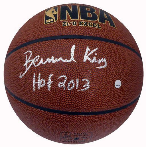Bernard King Autographed Spalding I/O Basketball New York Knicks "HOF 2013" Steiner Stock #185852 - RSA