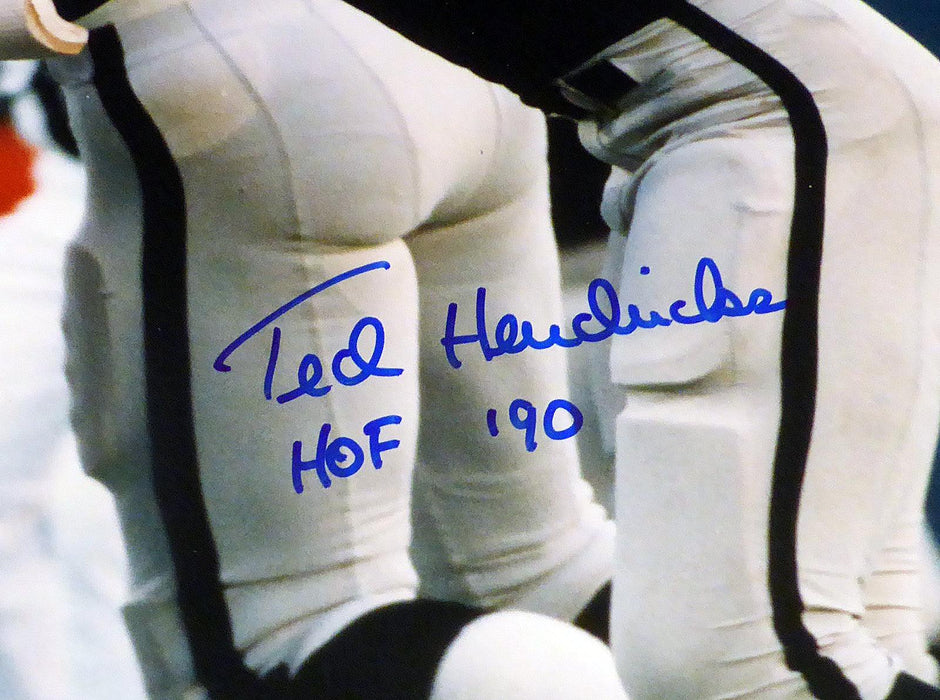 Ted Hendricks Autographed 16x20 Photo Oakland Raiders "HOF 90" Beckett BAS Stock #179084 - RSA