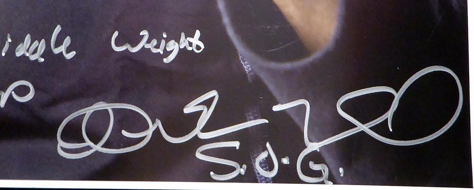 Andre Ward Autographed 16x20 Photo "2004 Olympic Gold Medalist, Super 6 Champ, WBA/Ring Mag Super Middle Weight Champ, 27-0, SOG" (Crease) Beckett BAS #V61295 - RSA