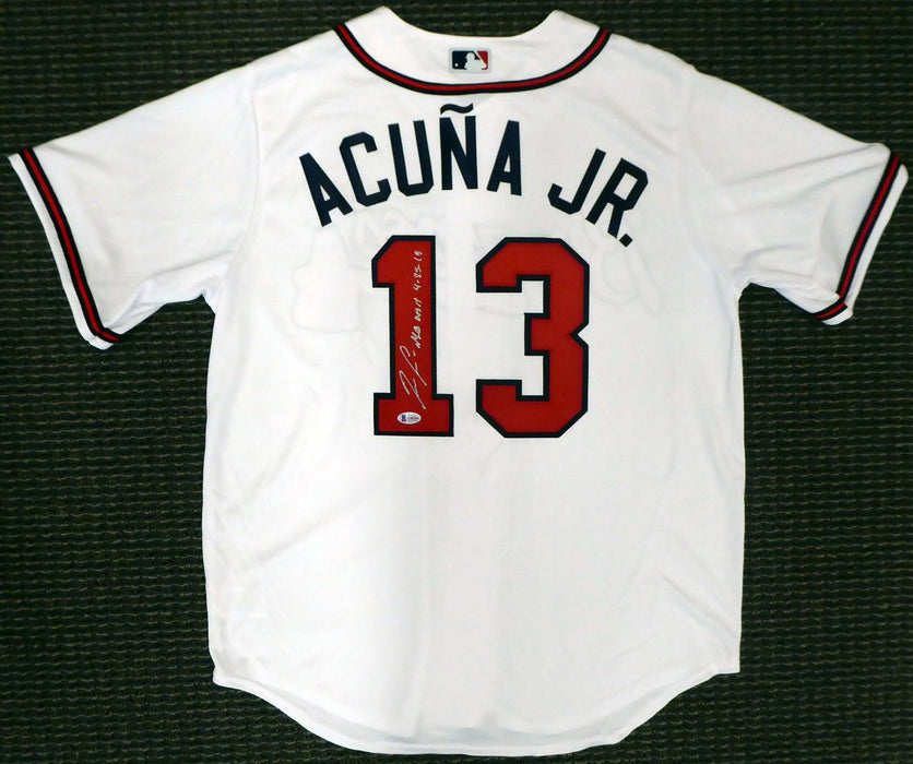 Atlanta Braves Ronald Acuna Jr. Autographed Majestic Cool Base