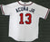 Atlanta Braves Ronald Jose Acuna Blanco Jr. Autographed Majestic Cool Base White Jersey Size L "Full Name" Beckett BAS Stock #190027 - RSA