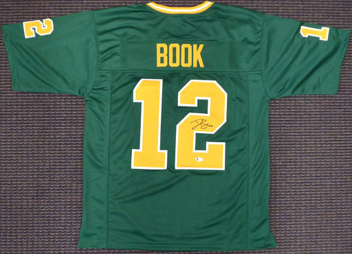 Notre Dame Fighting Irish Ian Book Autographed Green Jersey Beckett BAS Stock #192453 - RSA